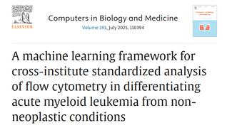 A machine learning framework for cross-institute standardized analysis of flow cytometry in differentiating acute myeloid leukemia from non-neoplastic conditions